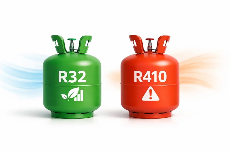 R32 بهتر است یا R410