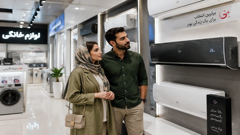 تجربه استفاده از کولر گازی جی پلاس